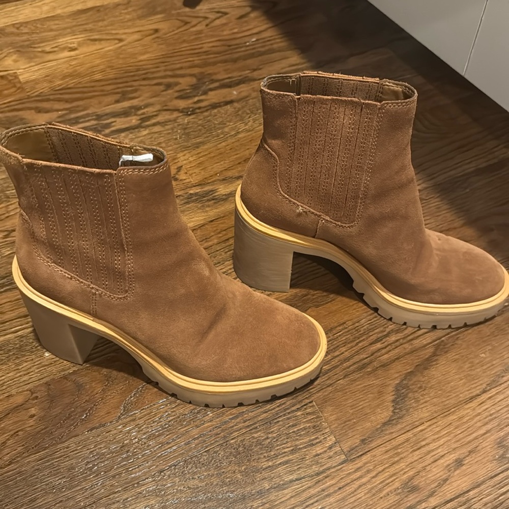 Dolce vita platform heel boots